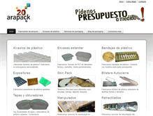 Tablet Screenshot of fabricante-envases.com